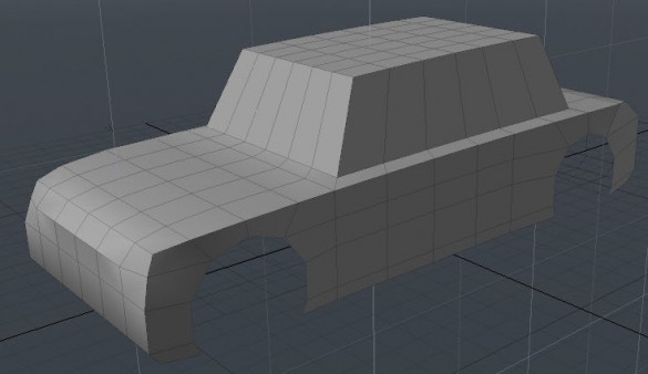 11. Move verties, edges & polygons around for better shape.