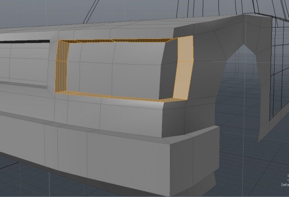 7. To make headlight glass, select these polygons. And paste into other layer. 2013-08-27 오후 11-38-02